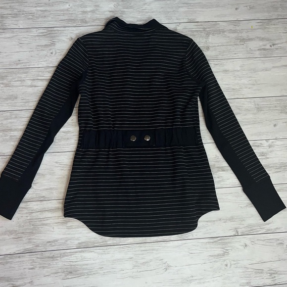 Cabi Black Striped Jacket Size XS - Picture 2 of 4